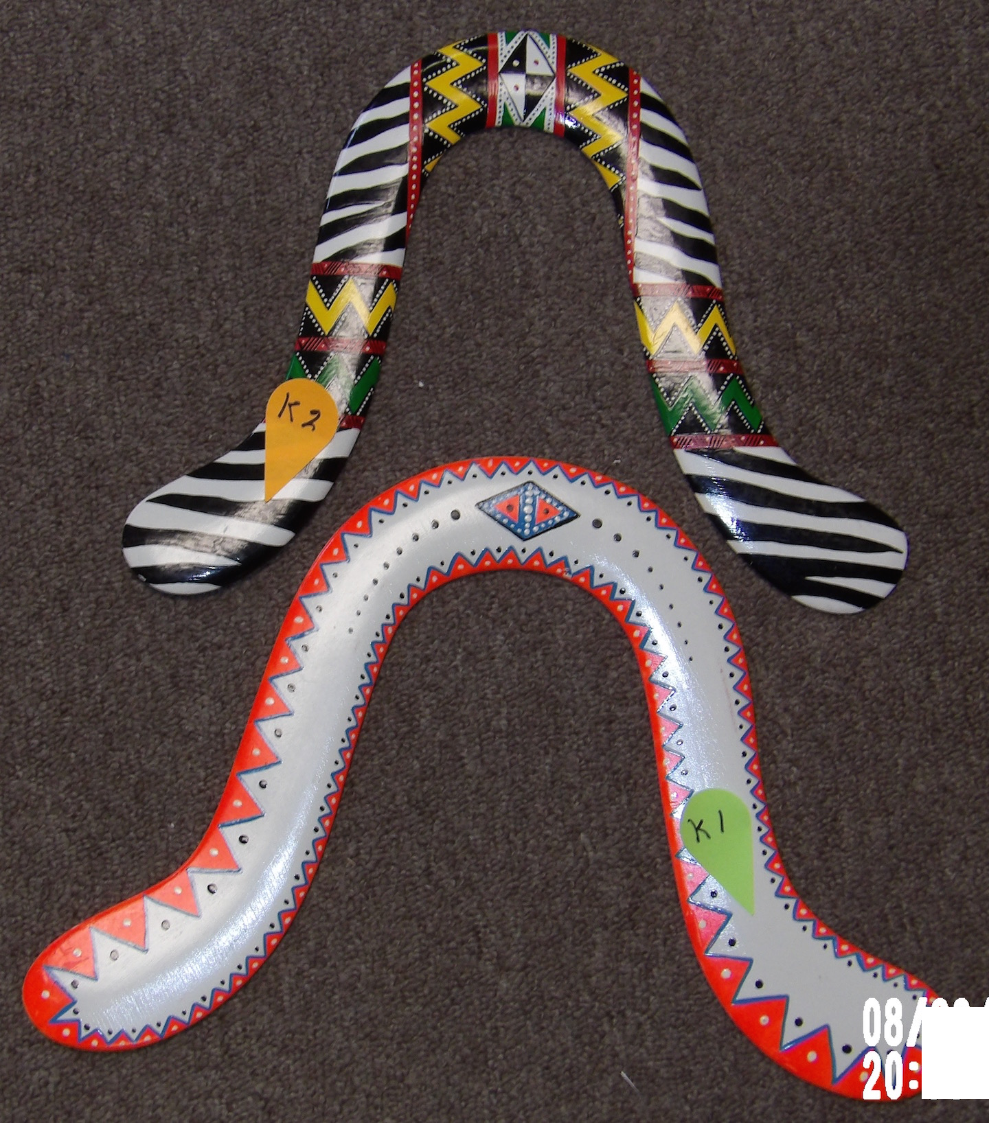 Kimo Zulu boomerangs